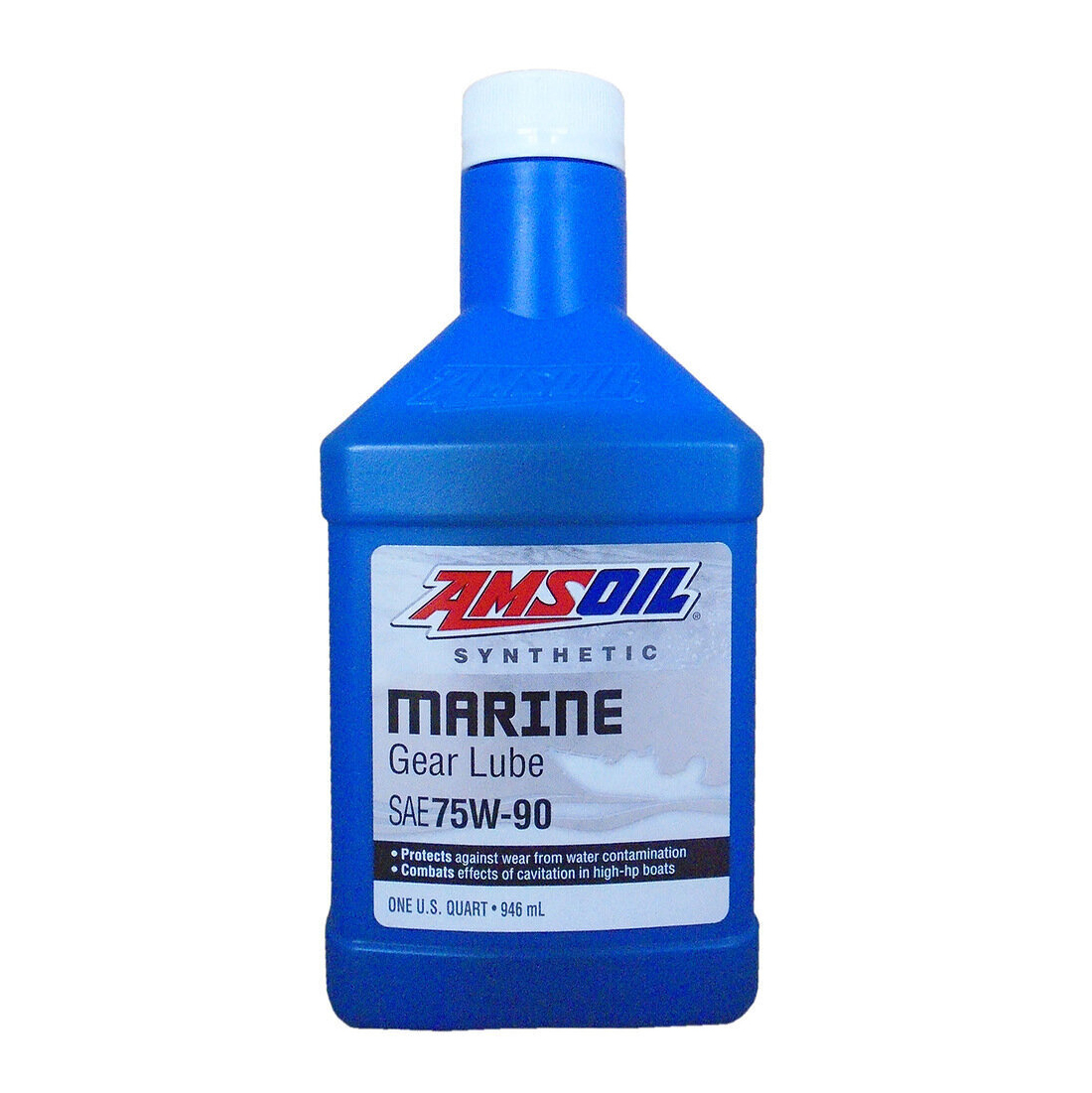 AMSOIL AGMQT - трансмиссионное масло Synthetic Marine Gear Lube 75W-90, 0,946 л.