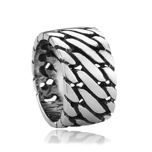 Кольцо DUAL CRUSHED CHAIN, 11 разм.
