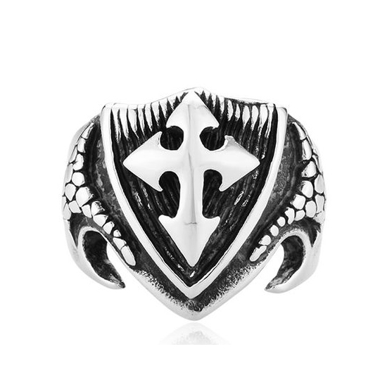 Перстень SHIELD&CROSS, 10 разм.
