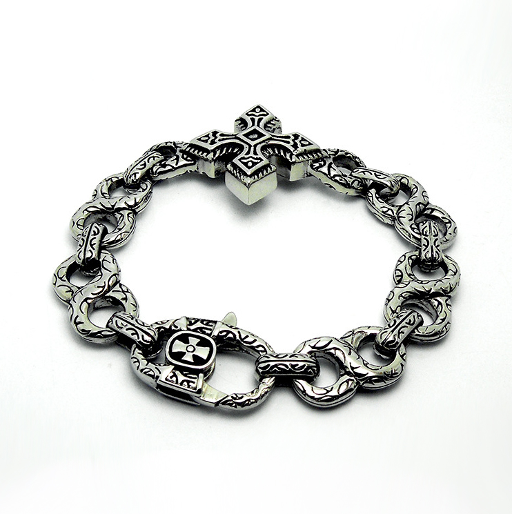 Браслет CHAIN OF CROSS, 65 гр., 22 см.