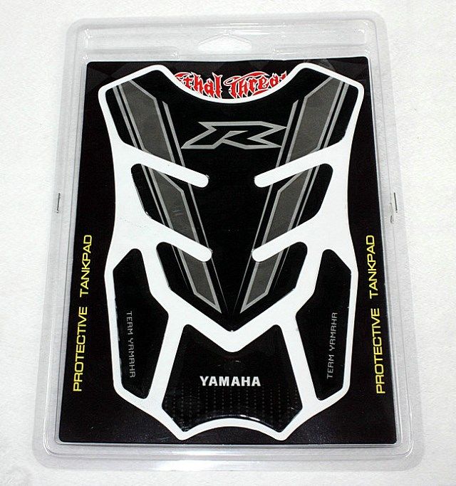 Наклейка на бак YAMAHA R-Series, серый