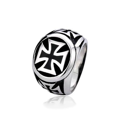KALEN - перстень CROSS IN CIRCLE, 10 разм.