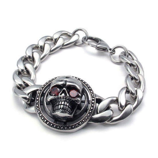 Браслет VINTAGE SKULL, 22,5 см.