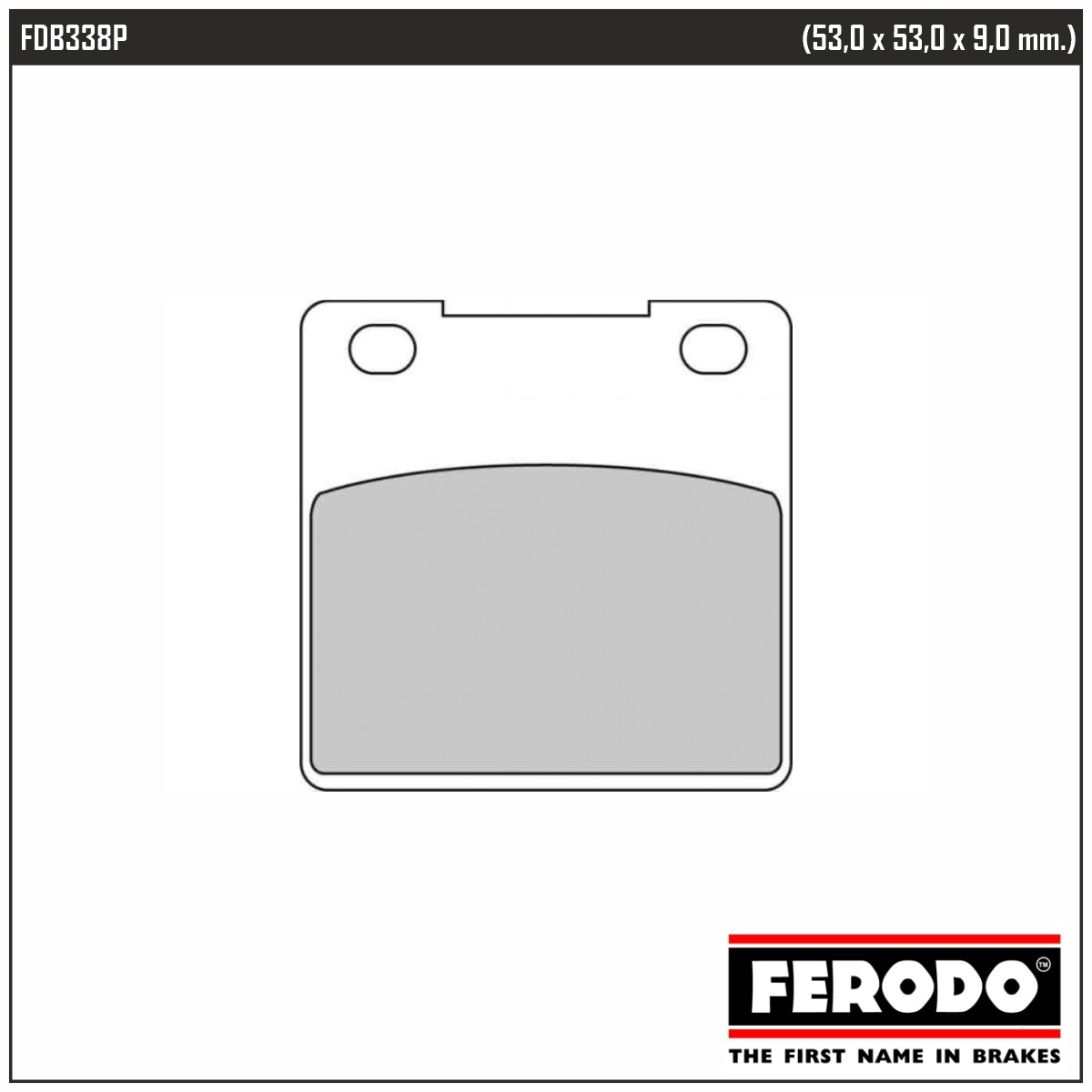 FERODO FDB338P - тормозные накладки