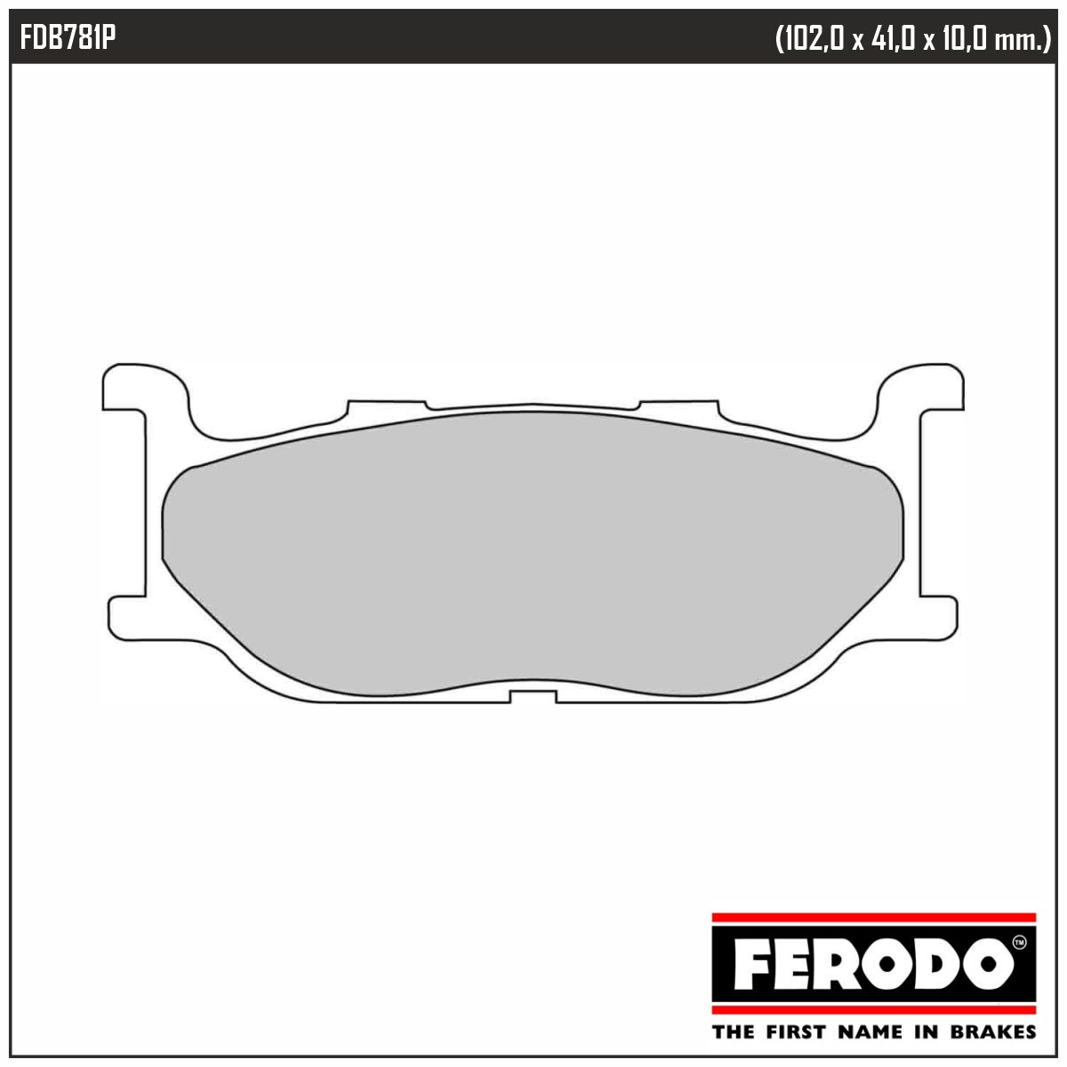 FERODO FDB781P - тормозные накладки