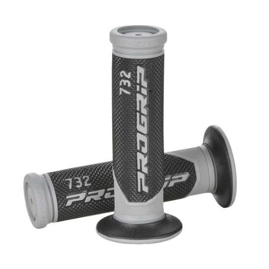 PROGRIP Ручки руля GRIP ROAD 732, черн./сер.
