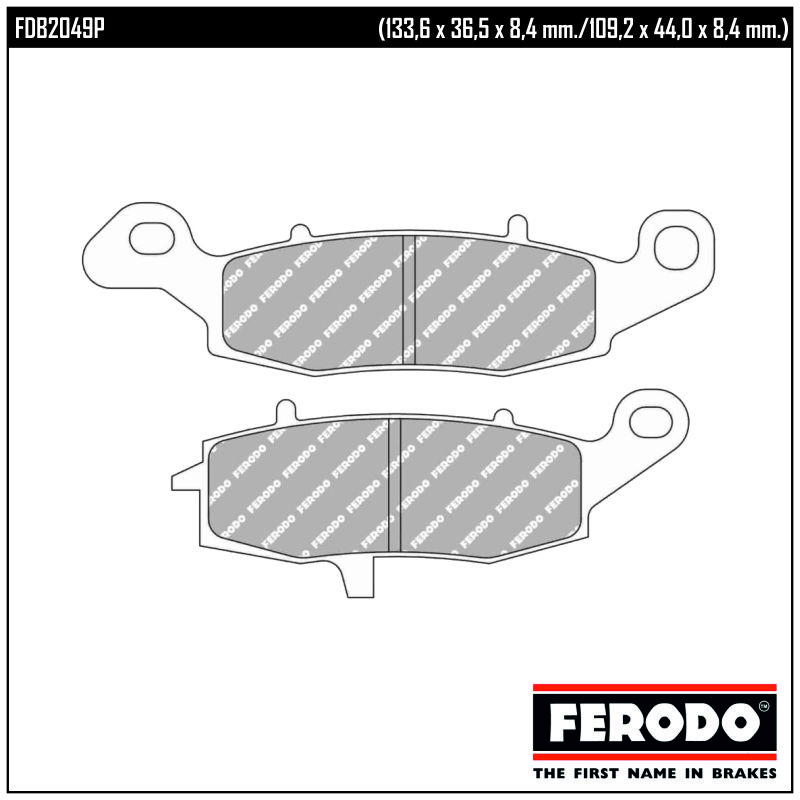 FERODO FDB2049P - тормозные накладки