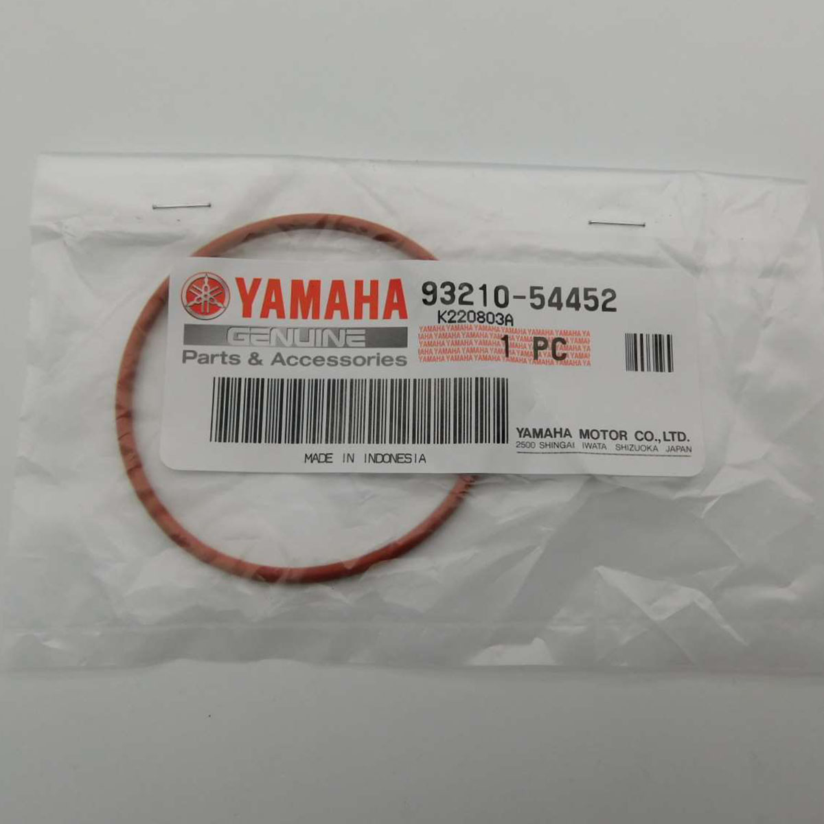 Yamaha 93210-54452-00 - уплотнительное кольцо (54x2.4)