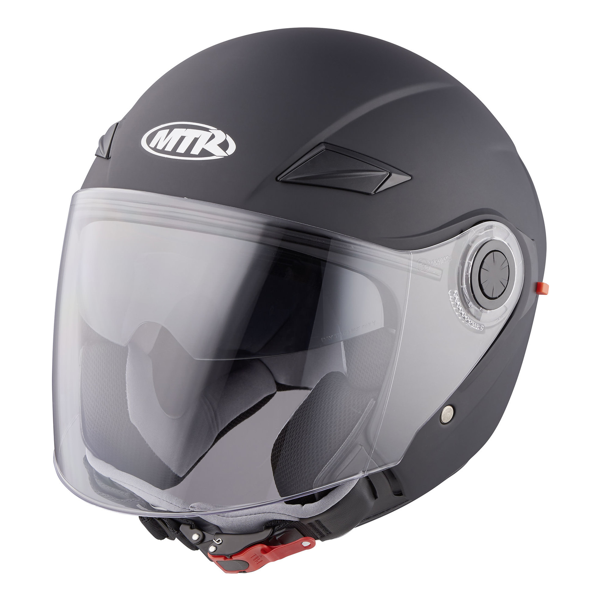 MTR мотошлем Demi-Jet 4 BLACK MATT, XL