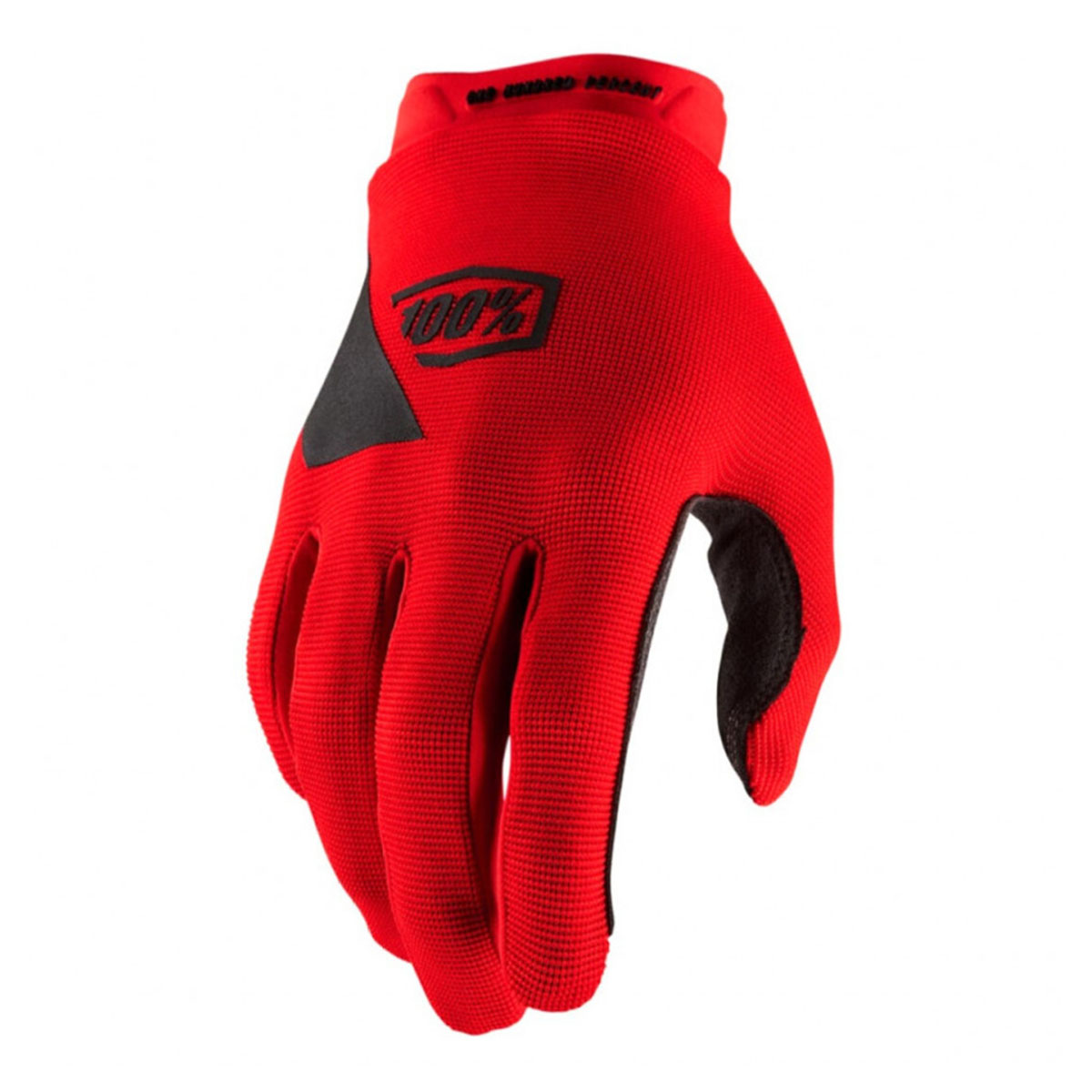 100% - кроссовые мотоперчатки Ridecamp Glove Red (Model 2024), S