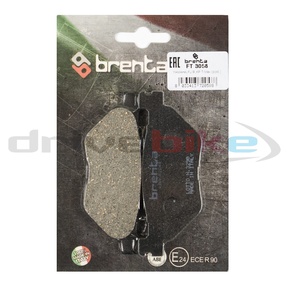 BRENTA FT3058 - тормозные накладки