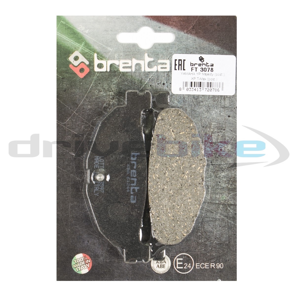 BRENTA FT3078 - тормозные накладки