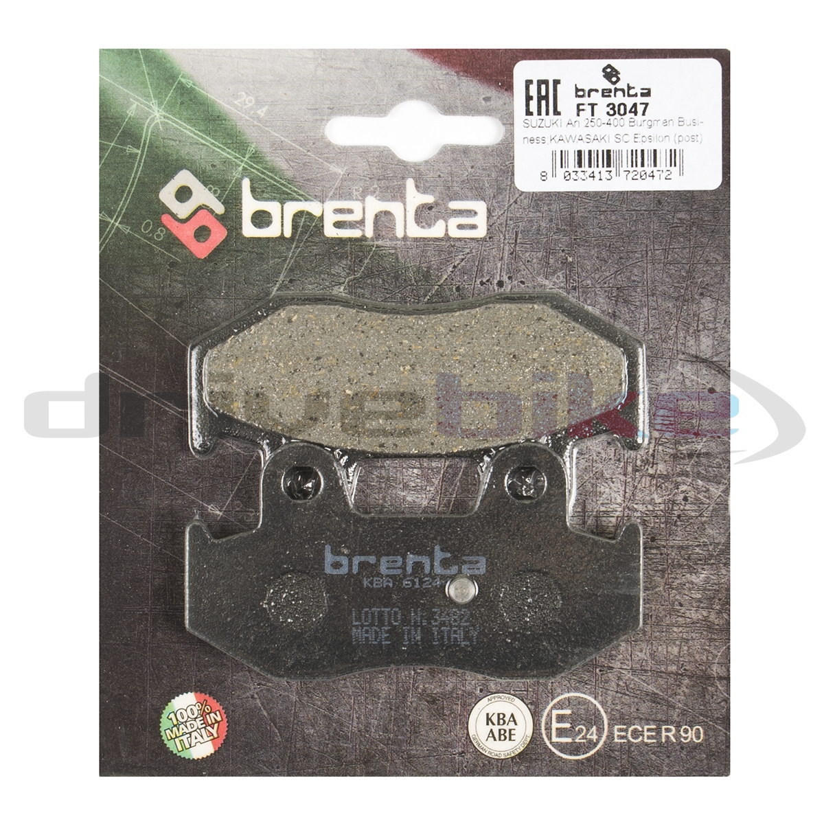 BRENTA FT3047 - тормозные накладки