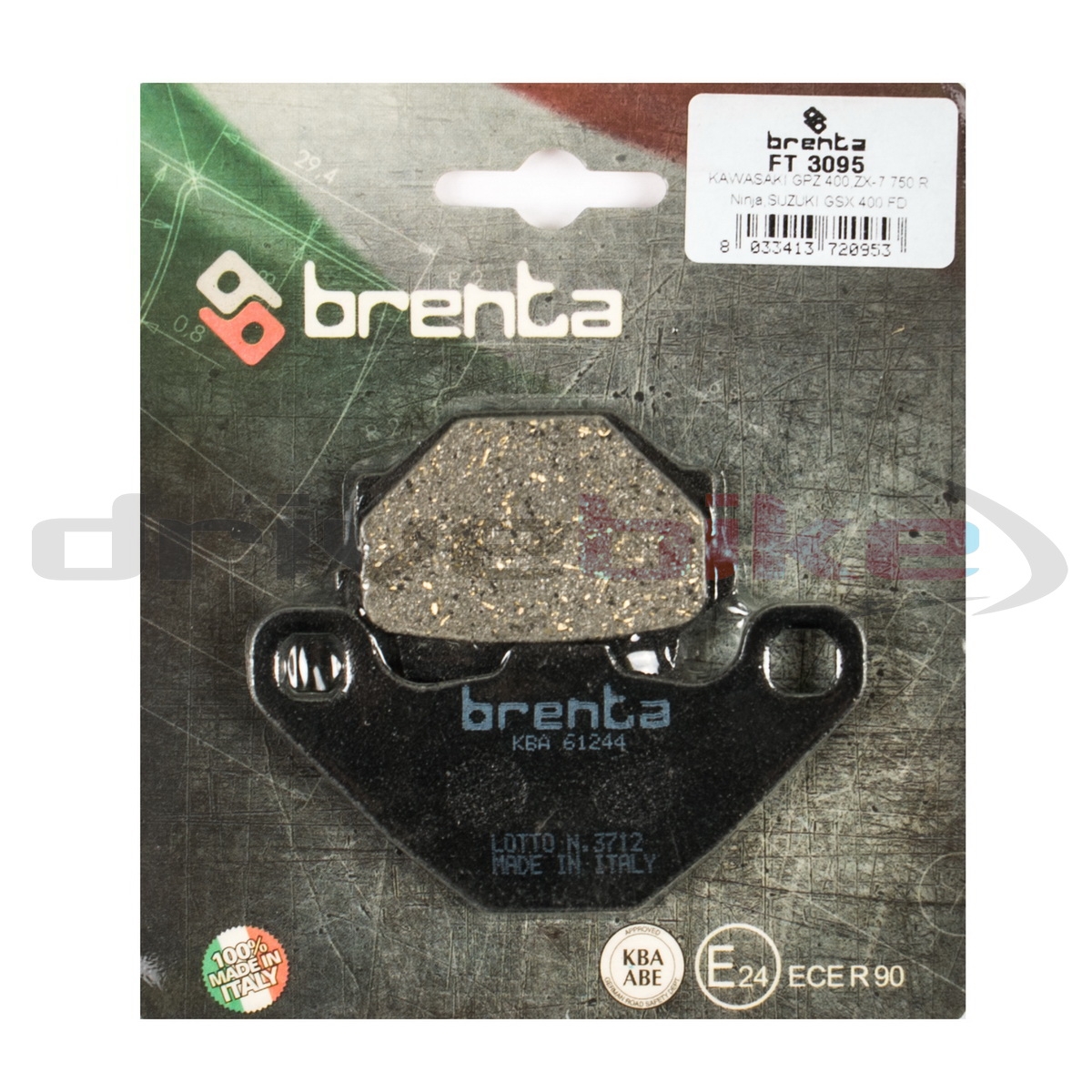BRENTA FT3095 - тормозные накладки