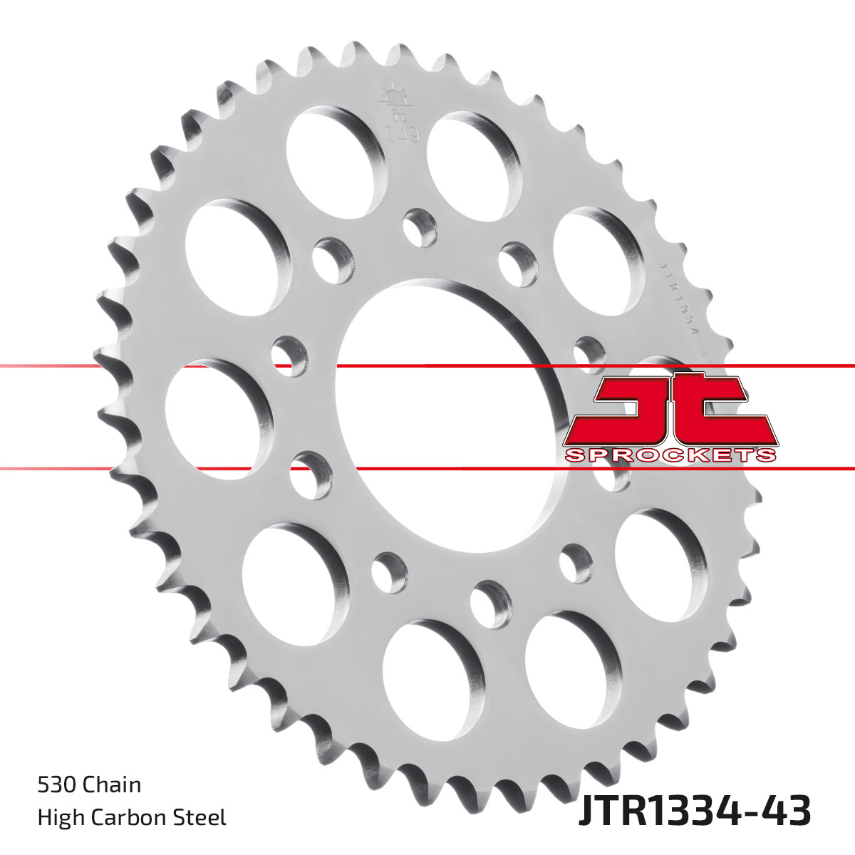 JT SPROCKETS JTR1334.43 - звезда приводная ведомая