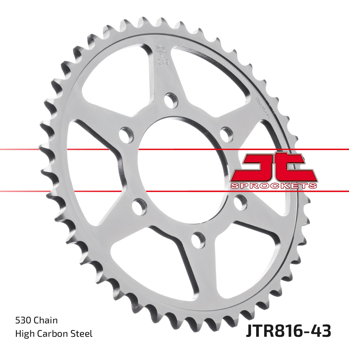 JT SPROCKETS JTR816.43 - звезда приводная ведомая