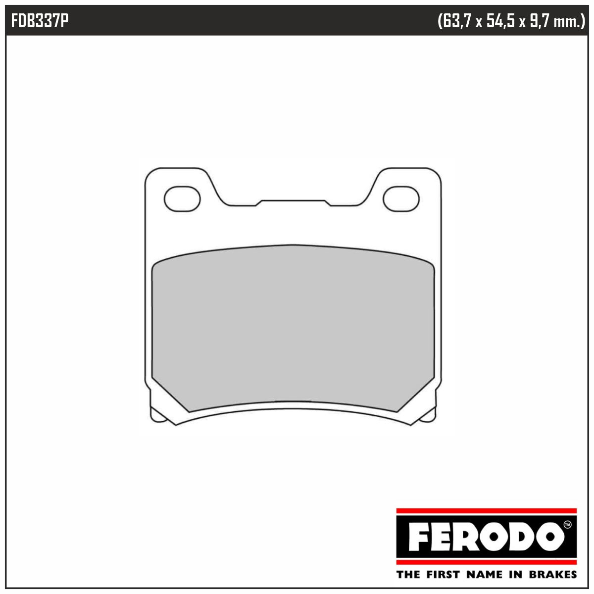 FERODO FDB337P - тормозные накладки