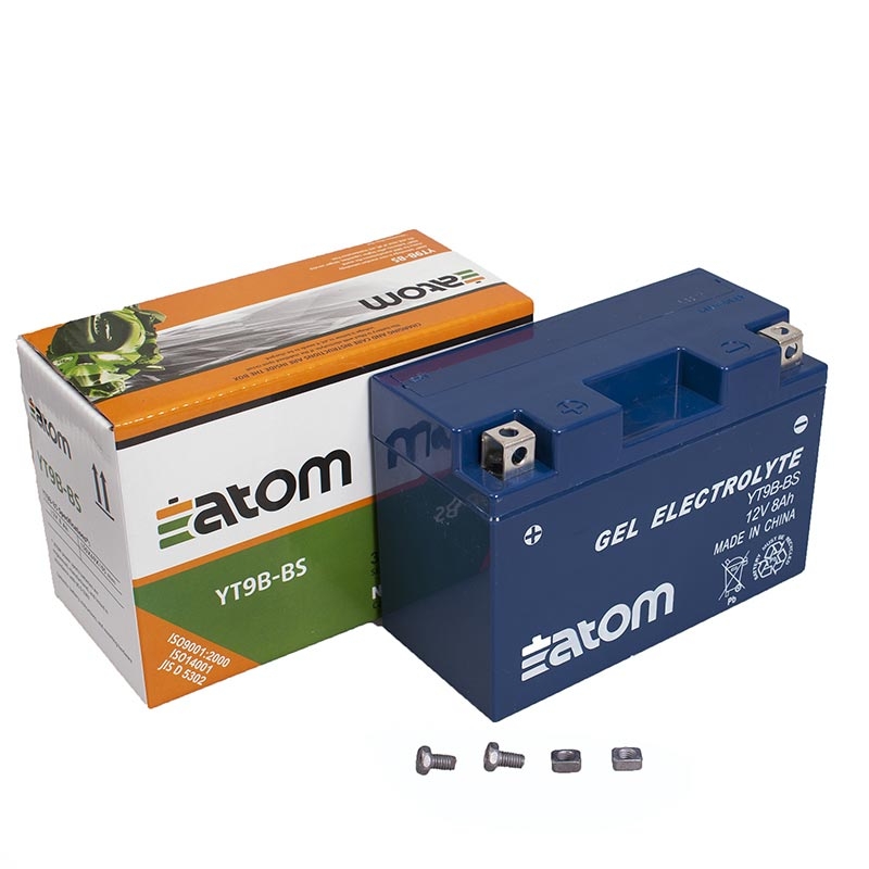 ATOM YT9B-BS (YT9B-4) - аккумулятор GEL