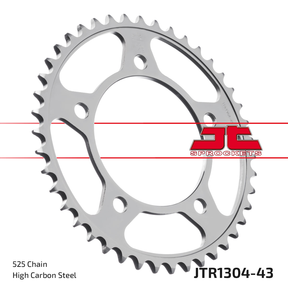 JT SPROCKETS JTR1304.43 - звезда приводная ведомая