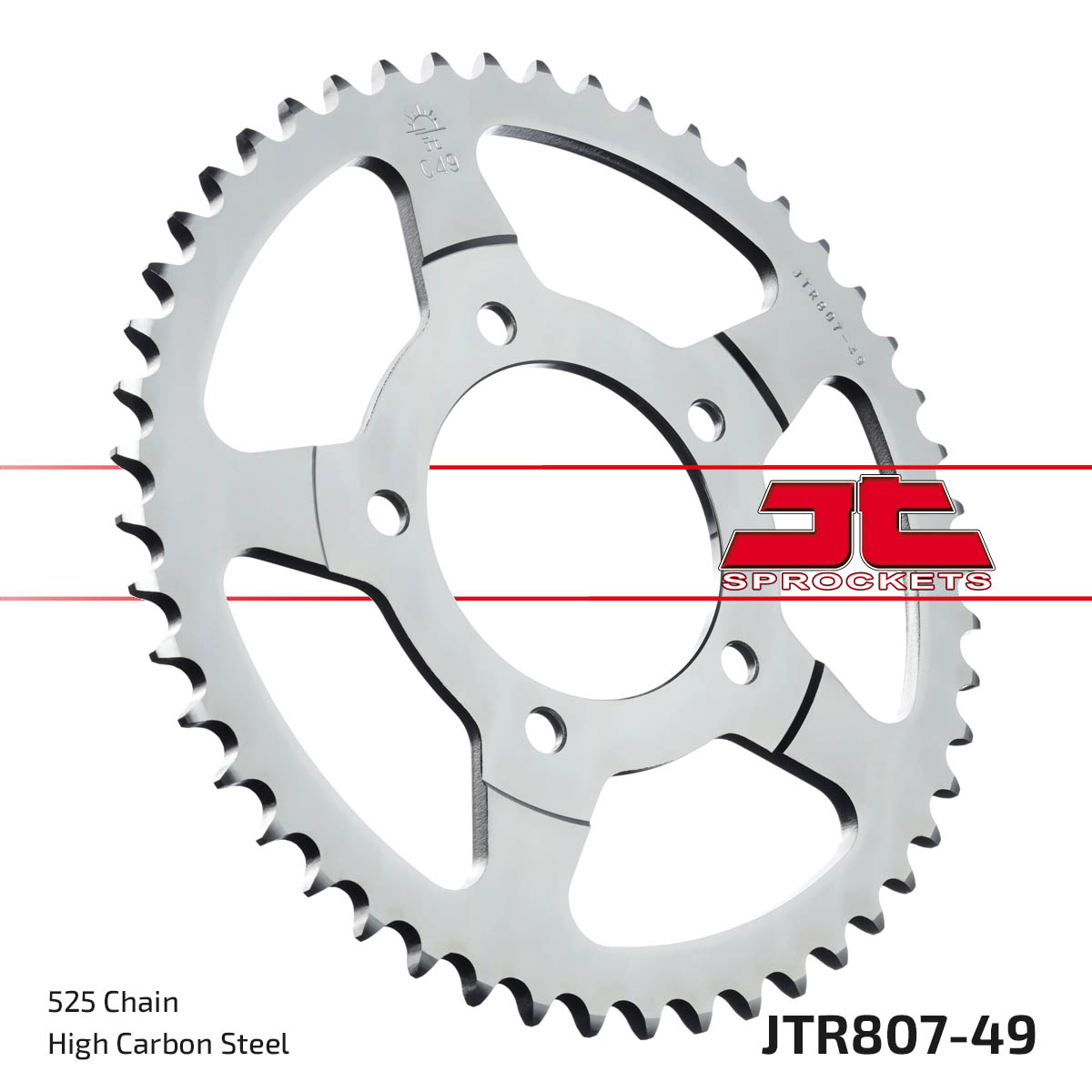 JT SPROCKETS JTR807.49 - звезда приводная ведомая