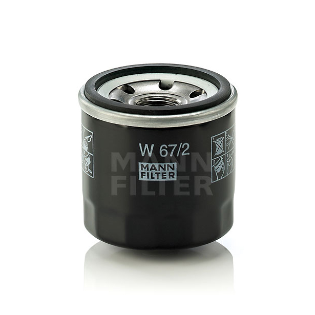 MANN W67/2 - масляный фильтр