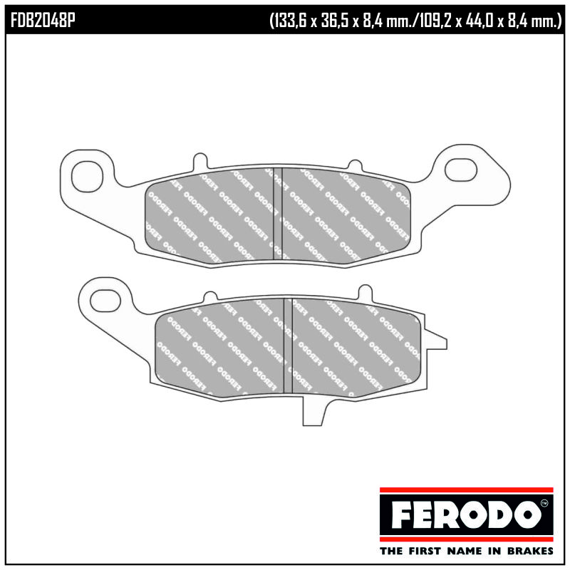 FERODO FDB2048P - тормозные накладки