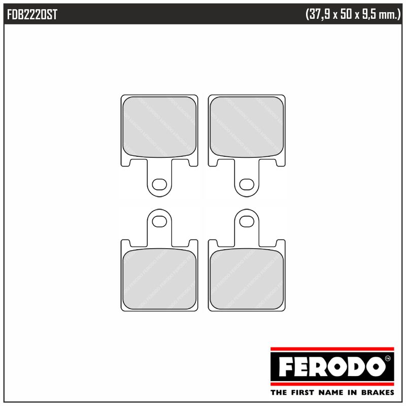 FERODO FDB2220ST - тормозные накладки