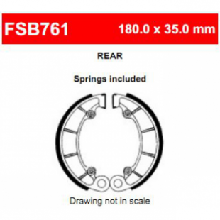 FERODO FSB761 - колодки тормозные барабанные