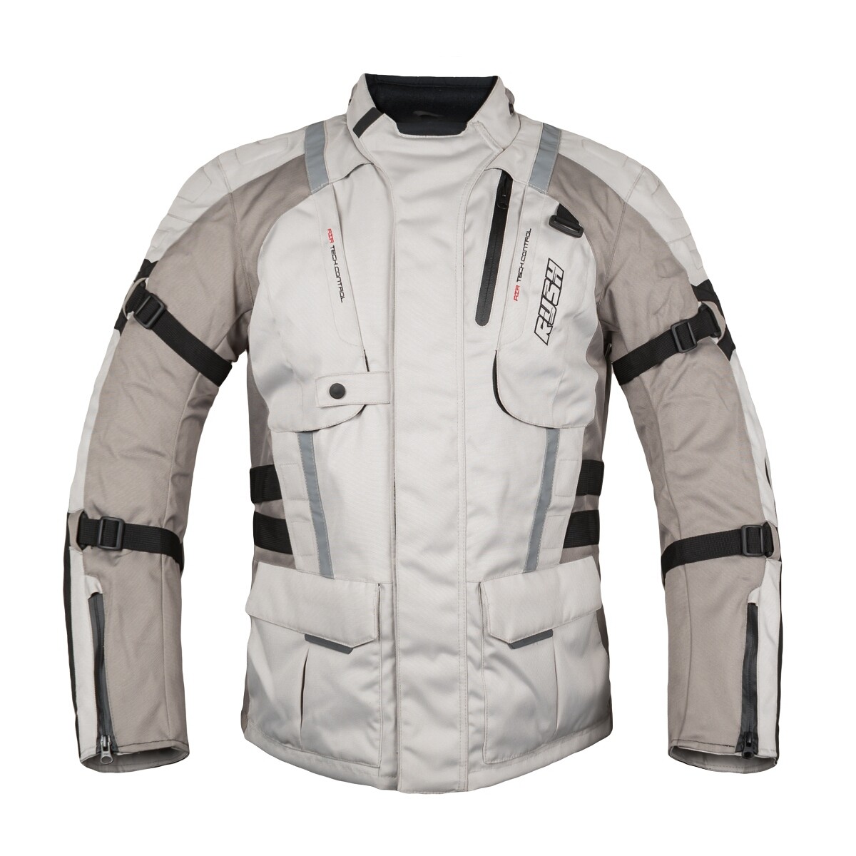 RUSH Long Ride Gray - текстильная мотокуртка, XL