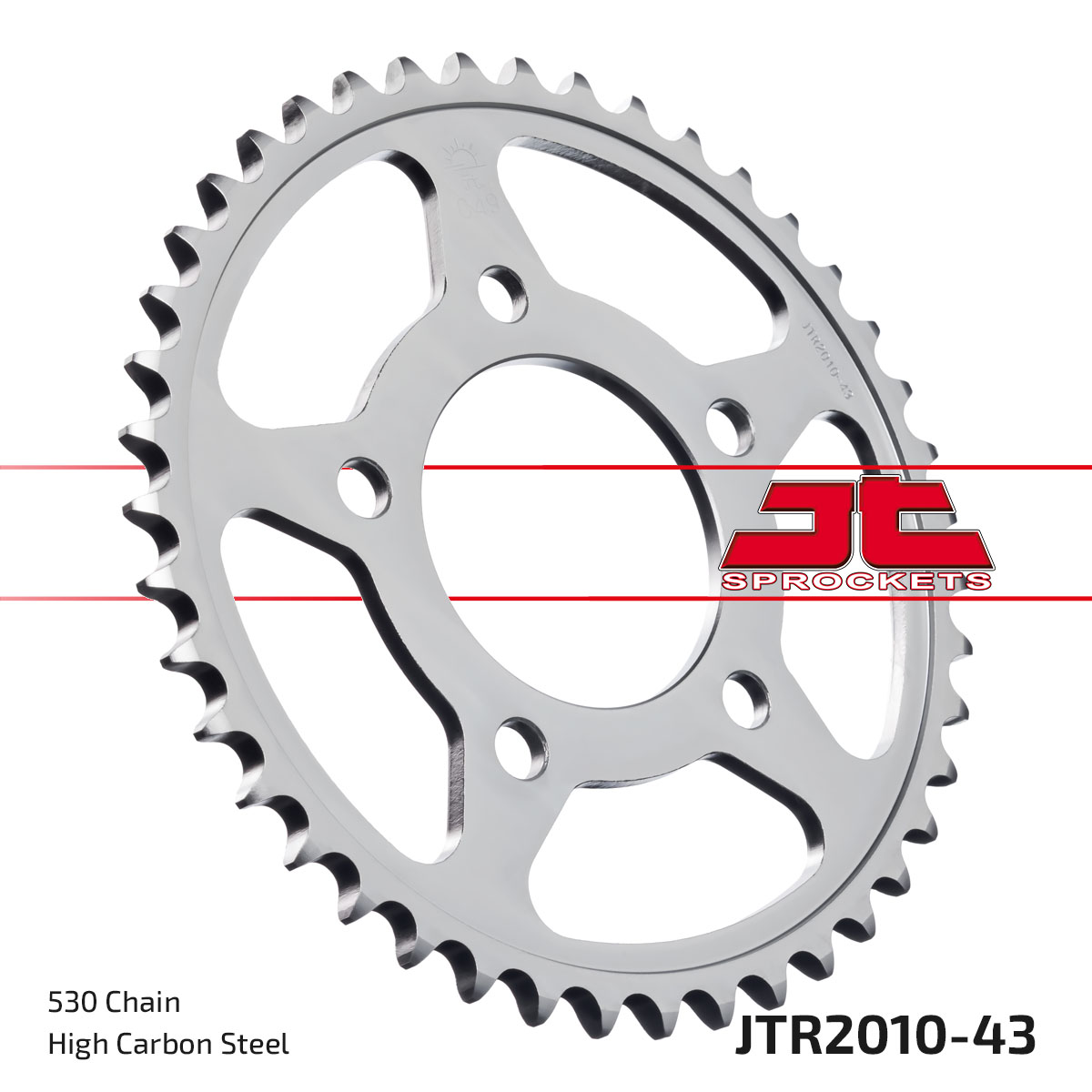 JT SPROCKETS JTR2010.43 - звезда приводная ведомая