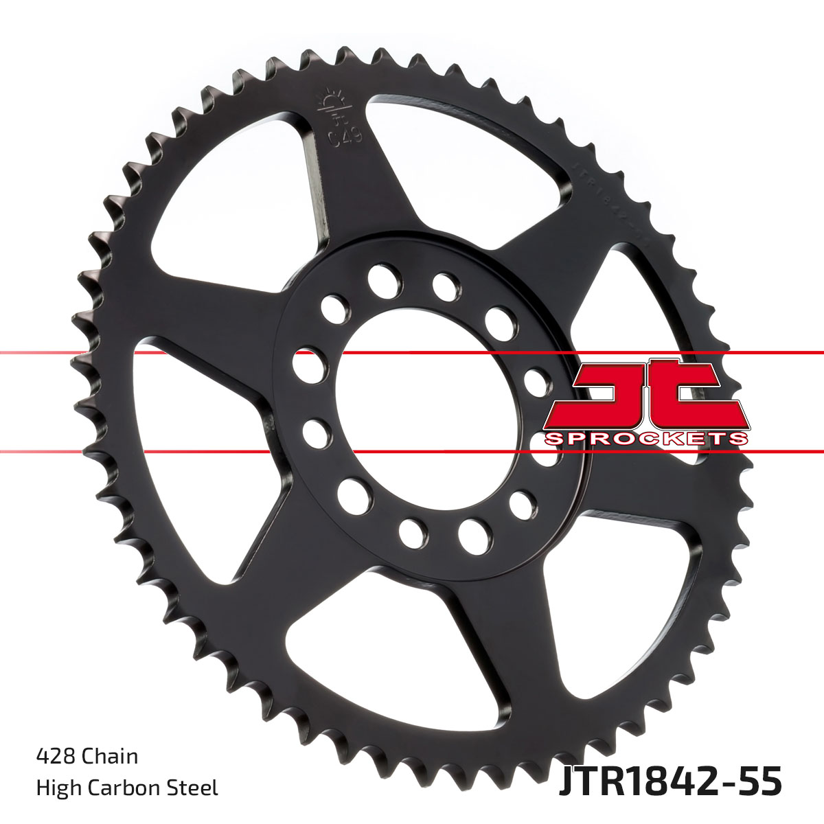 JT SPROCKETS JTR1842.55 - звезда приводная ведомая