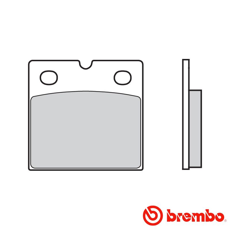 BREMBO 107418325 - тормозные накладки