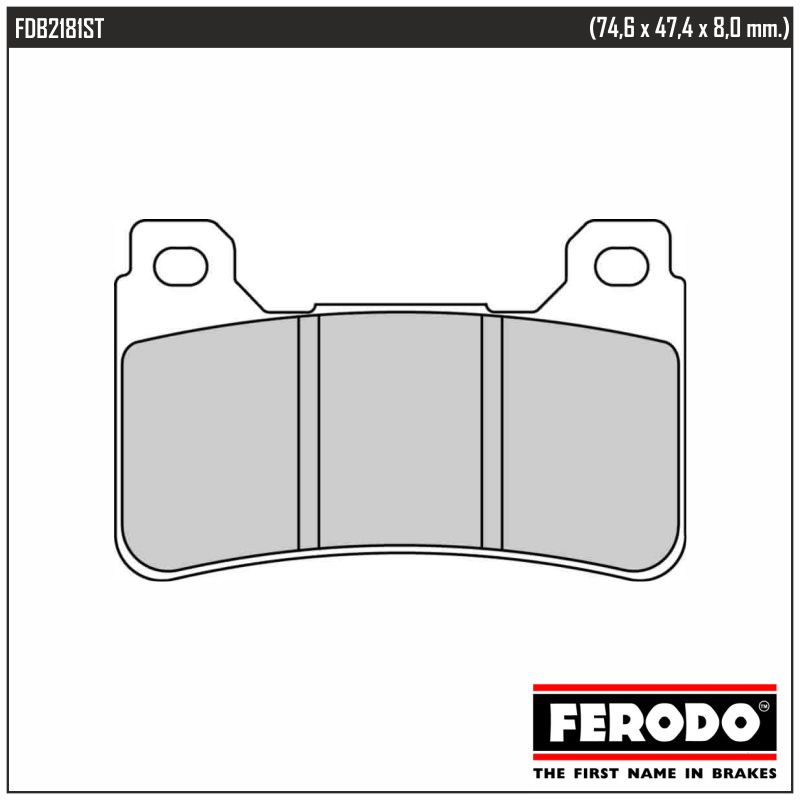 FERODO FDB2181ST - тормозные накладки
