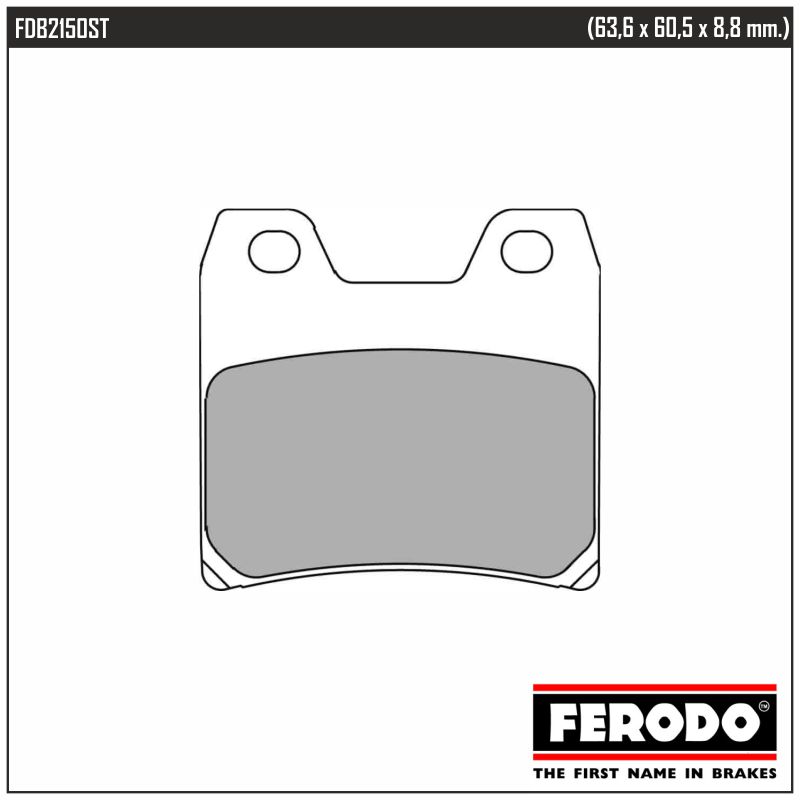 FERODO FDB2150ST - тормозные накладки