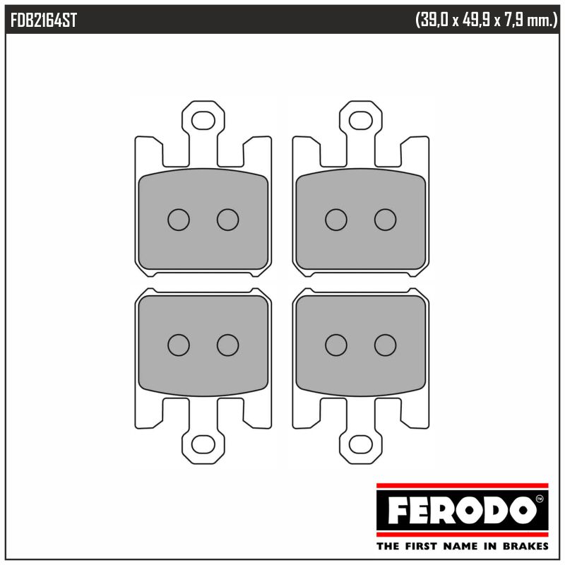 FERODO FDB2164ST - тормозные накладки
