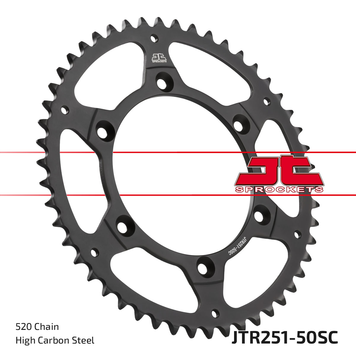 JT SPROCKETS JTR251.50SC - звезда приводная ведомая