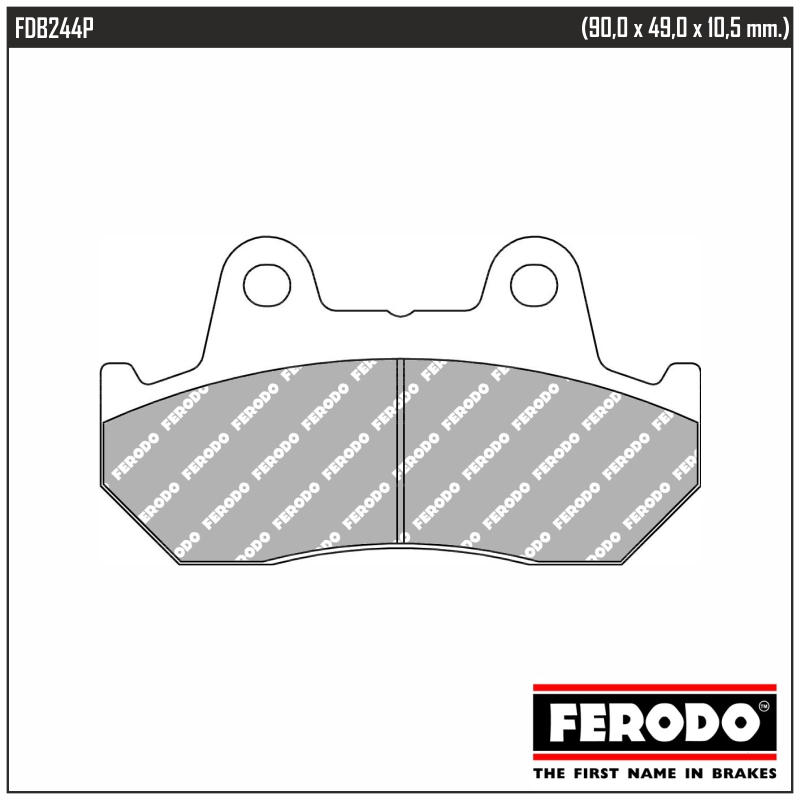 FERODO FDB244P - тормозные накладки