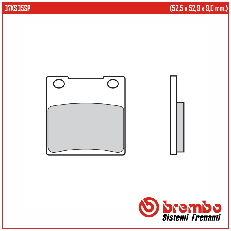 BREMBO 07KS05SP - тормозные накладки