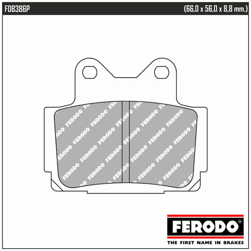 FERODO FDB386P - тормозные накладки