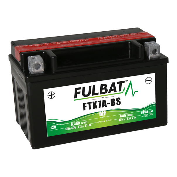 FULBAT YTX7A-BS - аккумулятор MF