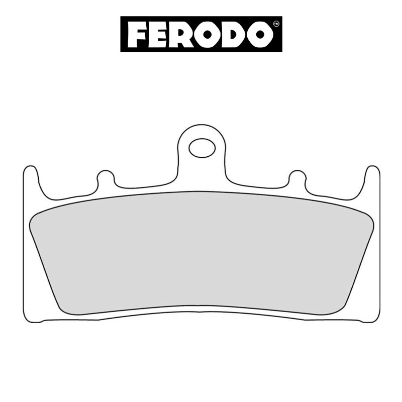 FERODO FDB2124ST - тормозные накладки