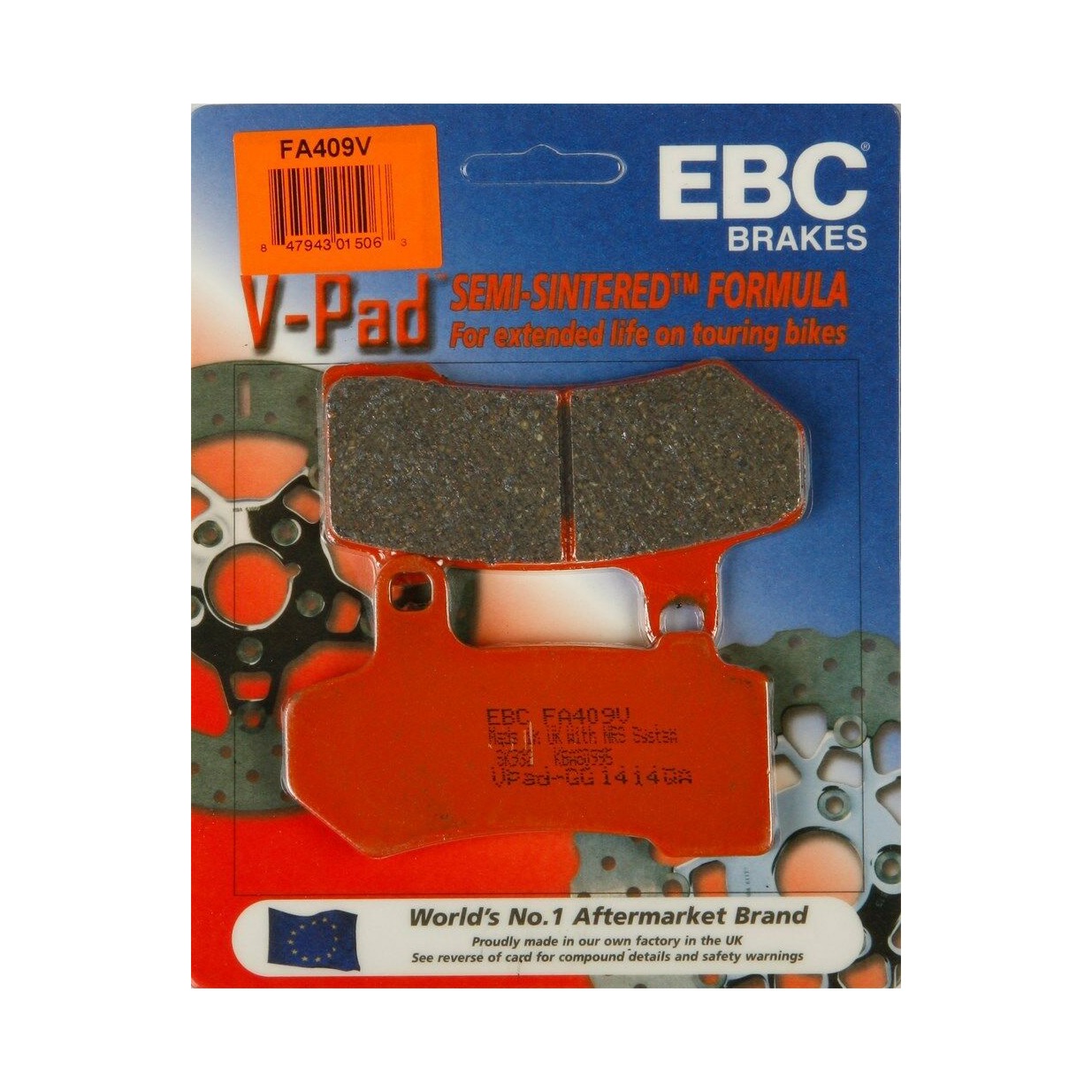EBC FA409V - тормозные накладки