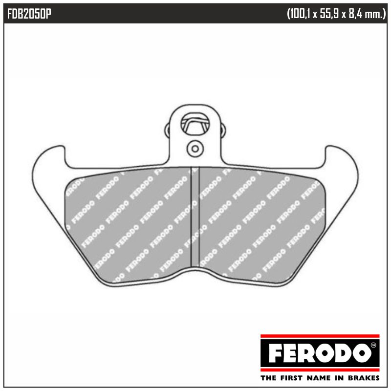 FERODO FDB2050P - тормозные накладки