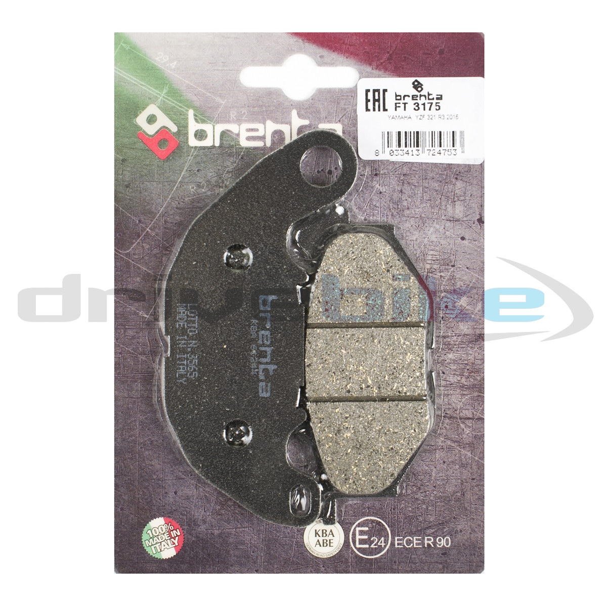BRENTA FT3175 - тормозные накладки
