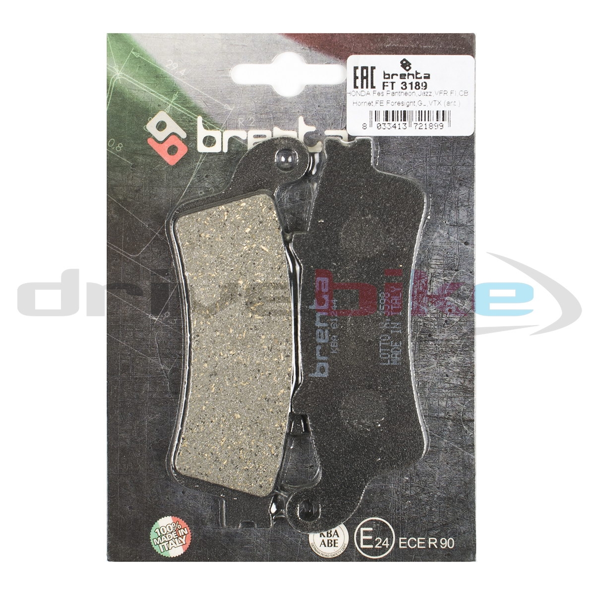 BRENTA FT3189 - тормозные накладки
