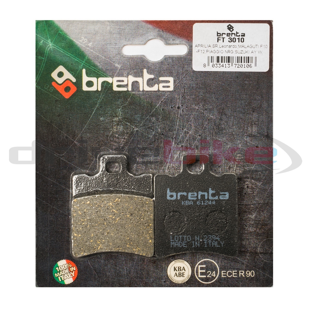 BRENTA FT3010 - тормозные накладки