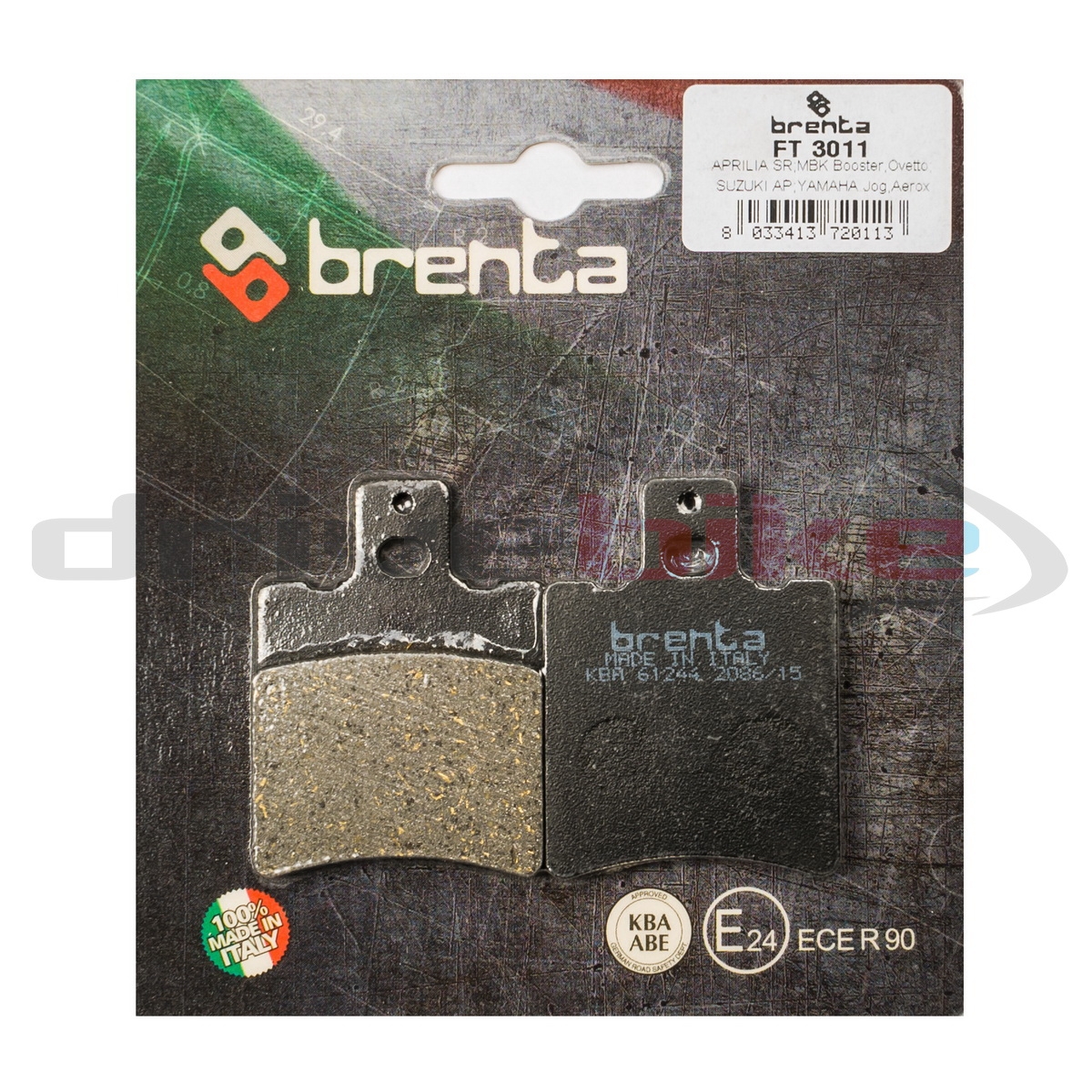 BRENTA FT3011 - тормозные накладки