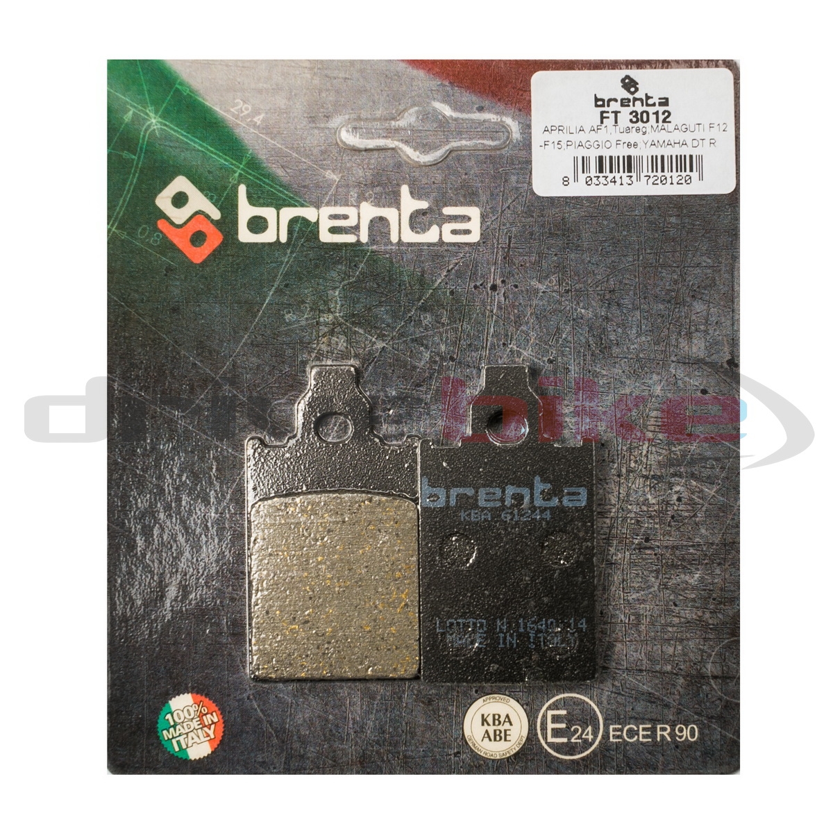 BRENTA FT3012 - тормозные накладки