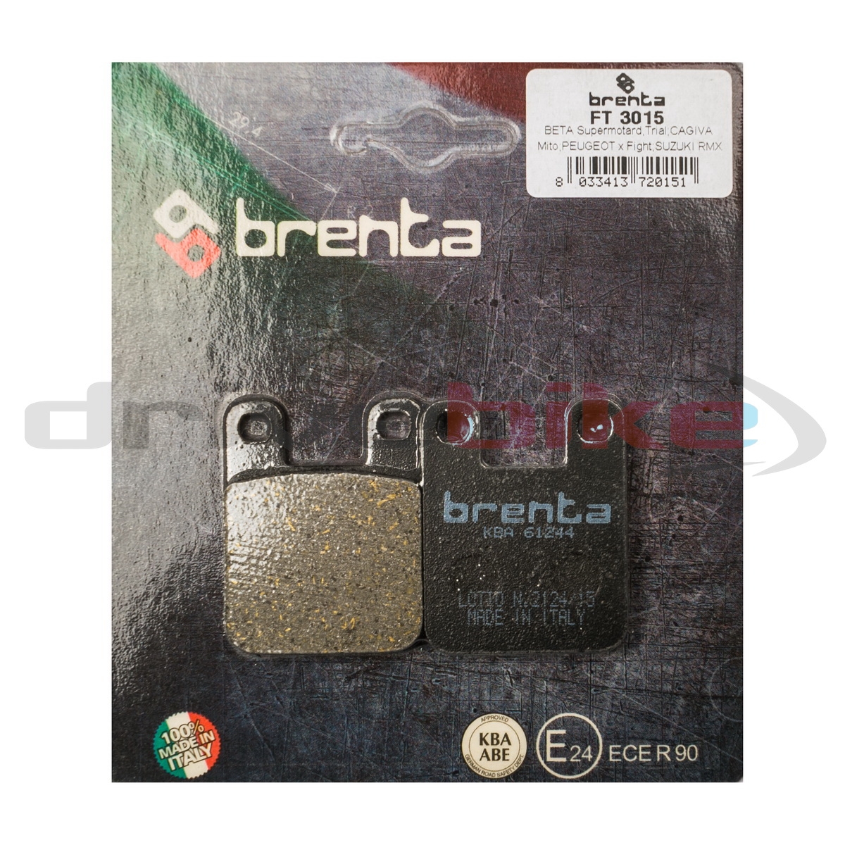 BRENTA FT3015 - тормозные накладки