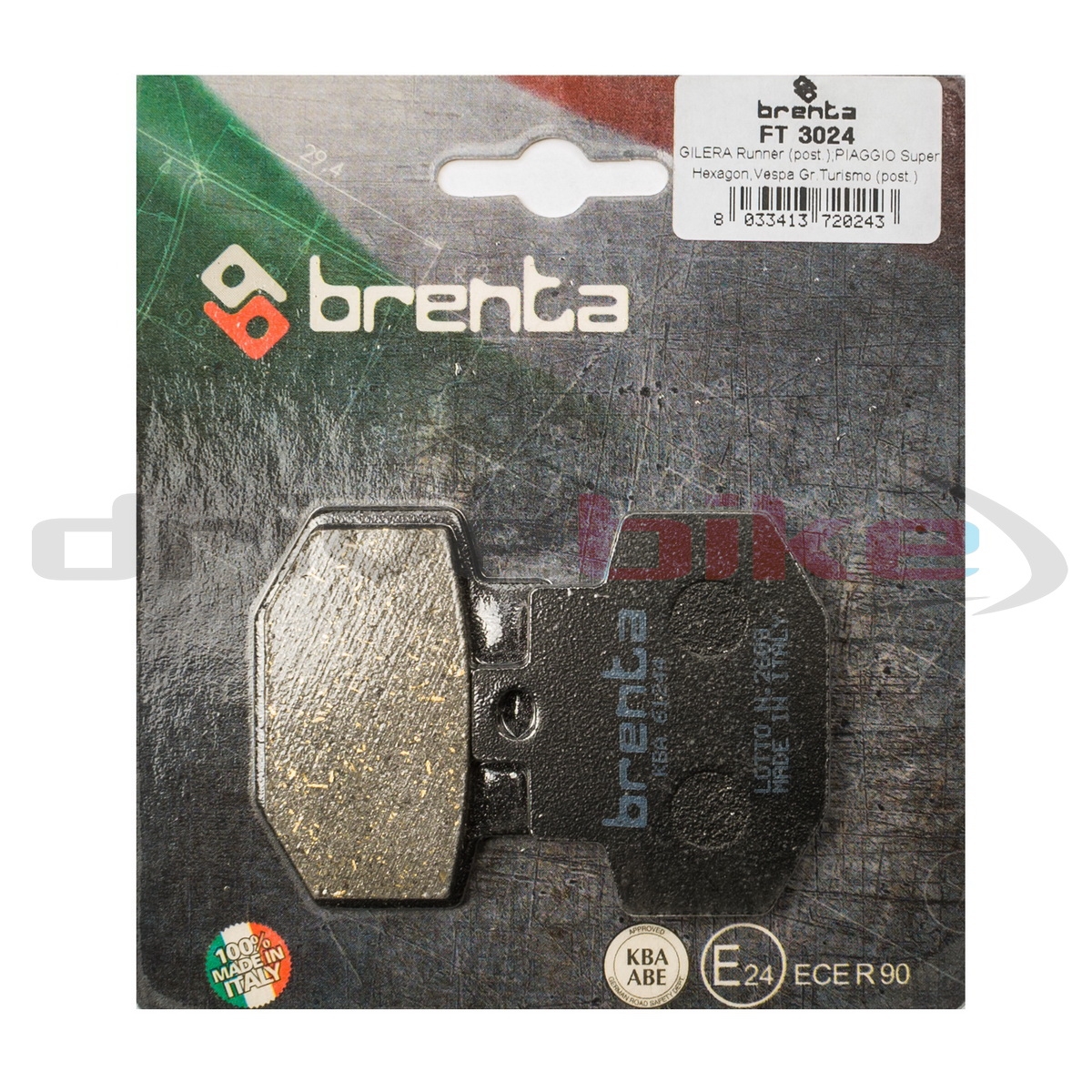 BRENTA FT3024 - тормозные накладки